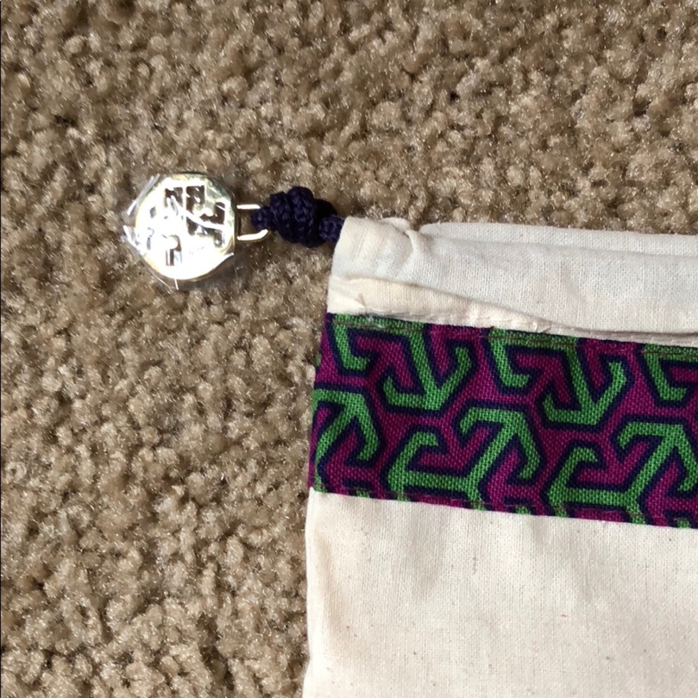 Tory Burch Drawstring Canvas Bag - image 2